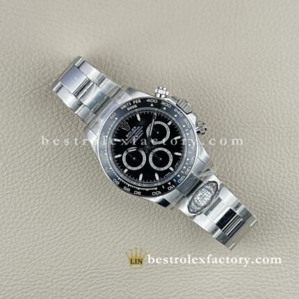 Clean Factory Rolex Daytona 126500LN-0002 Esfera Negra | Bisel Cerámico Negro | Movimiento 4131 | Lujo Stealth