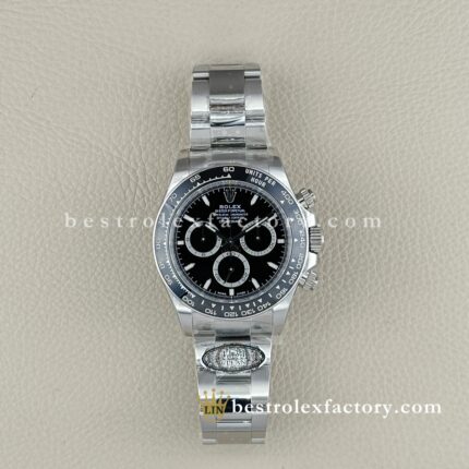 Clean Factory Rolex Daytona 126500LN-0002 Esfera Negra | Bisel Cerámico Negro | Movimiento 4131 | Lujo Stealth