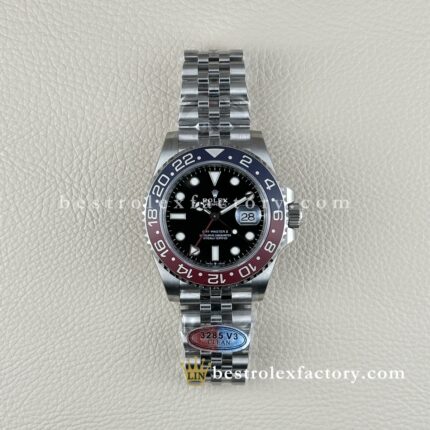 Clean Factory Rolex GMT Master II 126710BLRO | Bisel Pepsi V3 | Brazalete Oyster