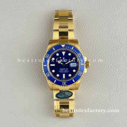 Clean Factory Rolex ubmariner 126618LB | 41mm Oro Completo Esfera Azul | Mejor RÃ©plica de Reloj