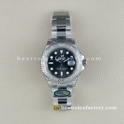 Rolex Yacht-Master Esfera Gris Aguja Azul | Réplica Super Clone VR3235