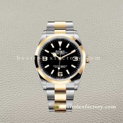 Rolex Explorer 124273 Two-Tone | Clean Factory Super Clone 36mm 3230 Movement