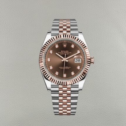 Rolex Datejust 126331-0004 Réplica Super Clone con Esfera Chocolate y Diamantes Clean Factory