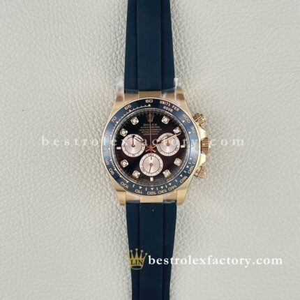 Clean Factory Rolex Daytona 126518LN-0006 Esfera Negra Diamante Subdiales Champán Oro Amarillo – Dandong 4131 | Moissanita