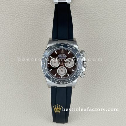Rolex Daytona Reverse Panda Esfera Negra Gris | Réplica Super Clone 4131