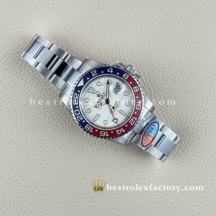 Clean Factory Rolex GMT Master II 126719BLRO | Esfera de Meteorito | Pepsi Oro Blanco