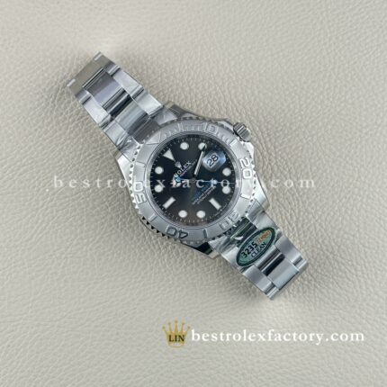 Rolex Yacht-Master Esfera Gris Aguja Azul | Réplica Super Clone VR3235