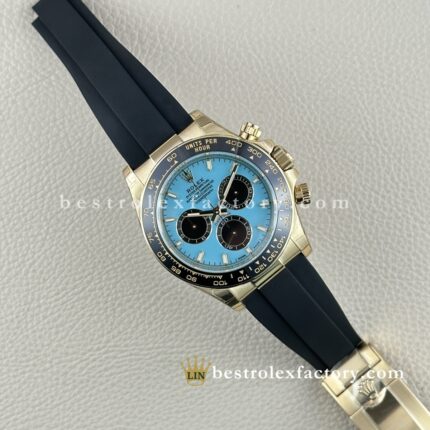 Clean Factory Rolex Daytona 126518LN-0014 Tiffany Blue Esfera Turquesa Subdiales Negros - Dandong 4131 | Exclusivo