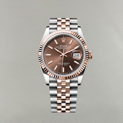 Rolex Datejust 126231-0043 Dial Chocolate – Réplica Super Clone de Clean Factory con Bisel Everose