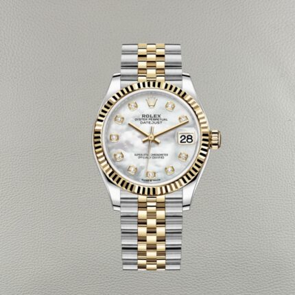 Réplica Rolex Datejust 278273-0028 Nácar y Moissanitas Oro Amarillo | Clean Factory